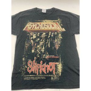 Hanes Heavyweight Slipknot Psychosocial  cotton t-shirt Size M